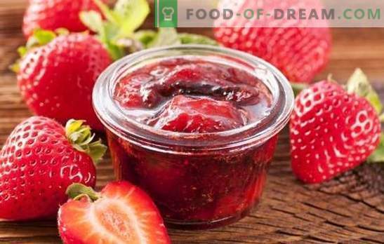 Strawberry confiture: bright, tasty, favorite. A variety of recipes for confiture from strawberries - choose any!