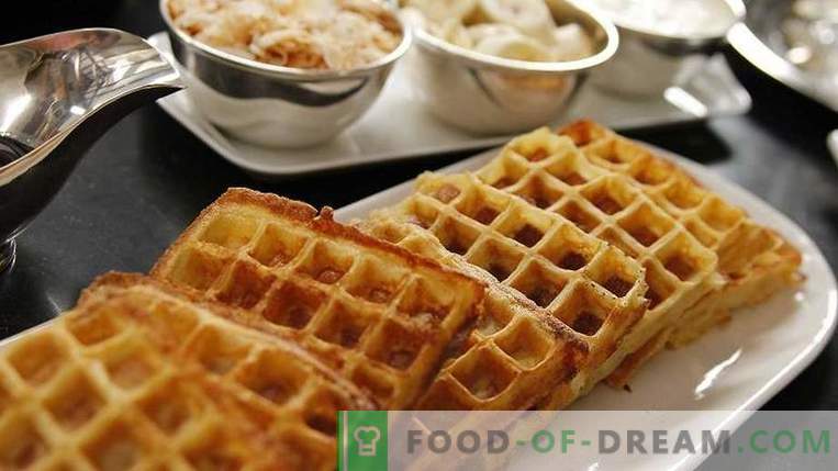 Belgian waffles - how to cook quickly and tasty at home