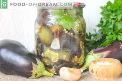 Pickled eggplants for the winter