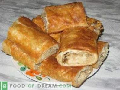 Moldavian placids from fume dough