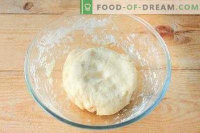 Dough for dumplings with potatoes