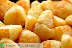 O que fazer se as batatas estiverem muito salgadas