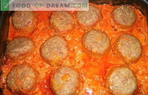 Meatballs - the best recipes. How to properly and cook meatballs.